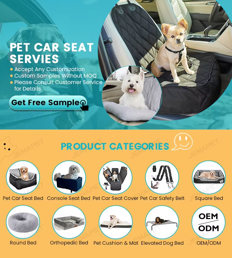 Carrier Portable Pet Dog Car Booster Seat(图1)