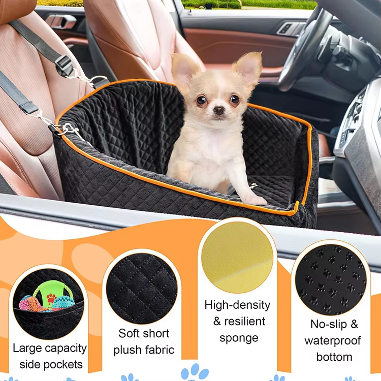 Carrier Portable Pet Dog Car Booster Seat(图3)